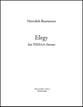 Elegy for six-part women's chorus SSAA choral sheet music cover